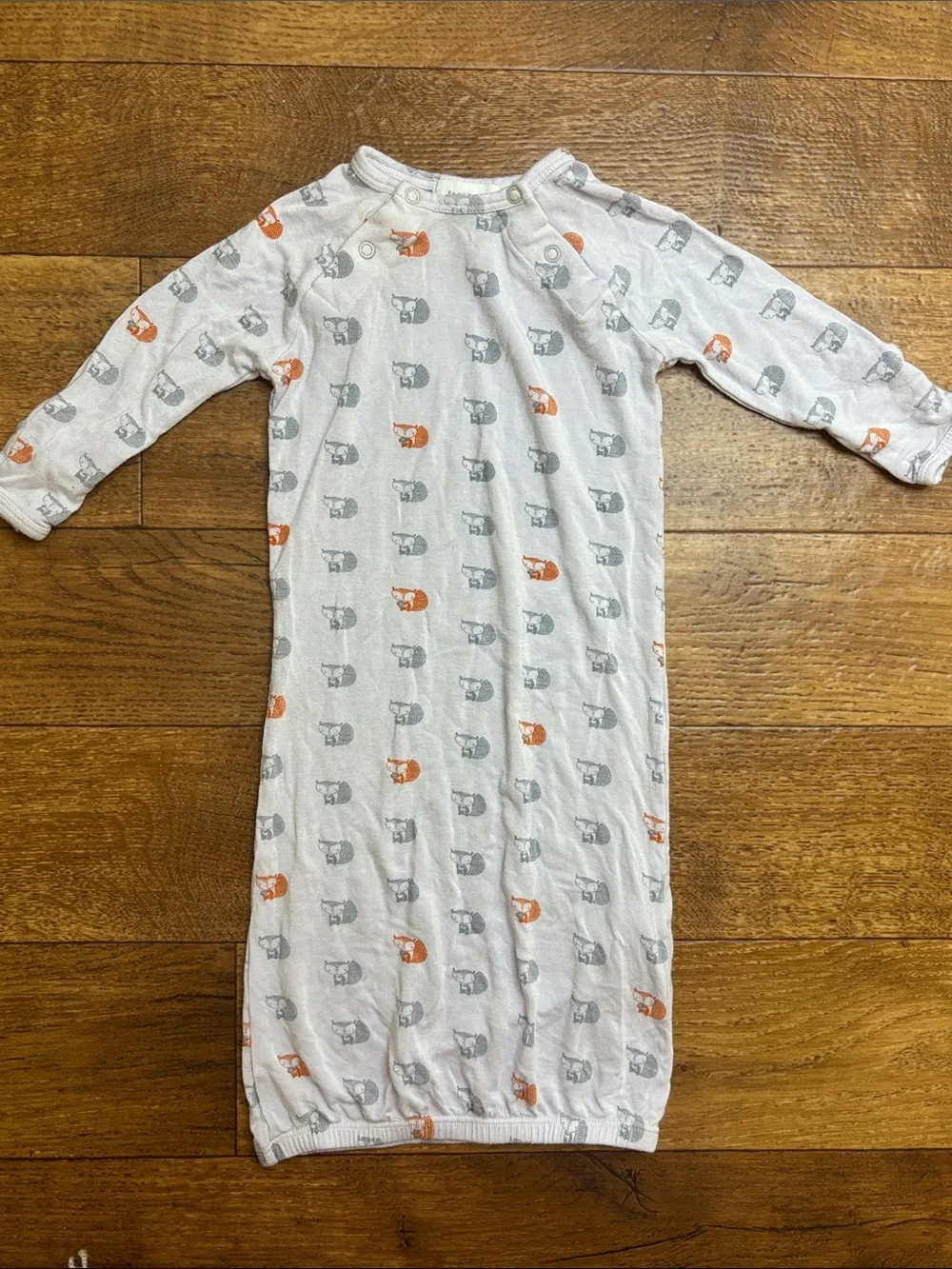 Baby Girls Bamboo Viscose Gown Bundle Kate Quinn Angel Dear 0-3mo Bee Fox/Racoon